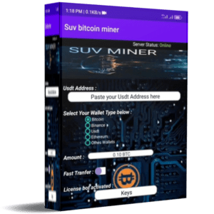 BTC FLASH & USDT & ETHEREUM FLASH APK (1 Month License)