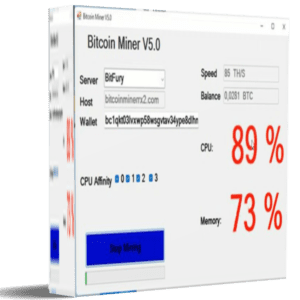 Bitcoin Miner V5.0 – Premium Software (1 Month license)