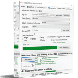 CG CUDO MINER SOFTWARE Pro Version V2.2 (lifetime license) 2024