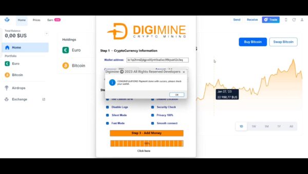 DigiMine Crypto Mining V4.9 – Premium Software Technology (1 Month License) - Image 2