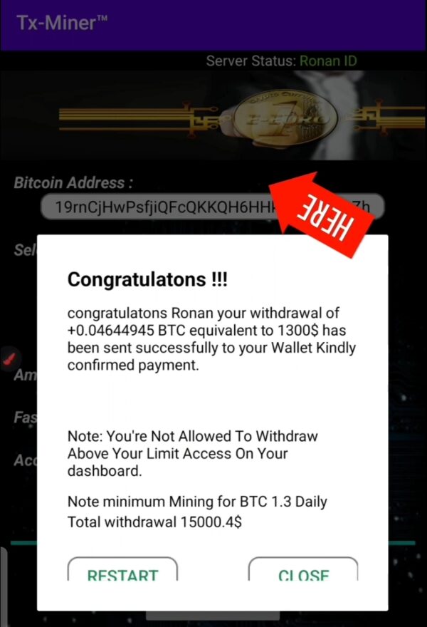 BITCOIN GENERATOR PHONE TX-MINER (Lifetime License) - Image 3